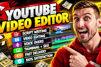 be your faceless youtube video editor and content creator