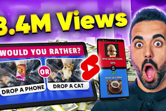 create trivia quiz videos for youtube, instagram, tiktok in 12 hours