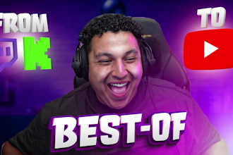 edit your stream vod to a funny youtube highlight video