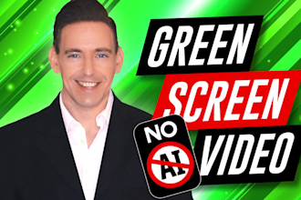 create an amazing green screen video
