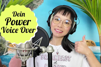 do a passionate german voice over