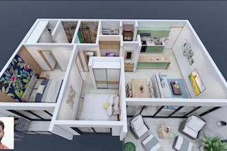 do house plan 3d floor plan exterior elevation rendering