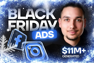 create black friday and holiday video ads that print money