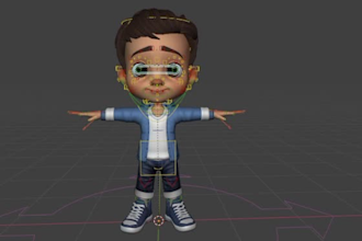 do 3d character rigging with ik fk shape keys in blender