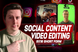 edit your instagram reels, ads, youtube shorts and tik tok