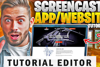 screencast how to use website or app tutorial video