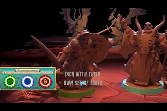 create video for a board games tabletop for kickstarter and 3d animation