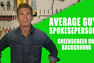 create an average guy spokesperson video