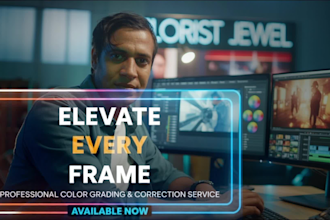 cinematic color grade your video quickly and professionally