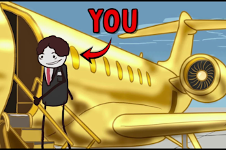 create viral pov stickman videos for youtube and shorts