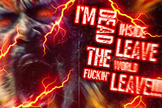 make a stunning metal song lyric video