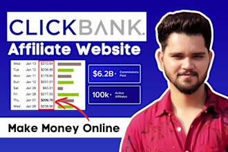 create automated clickbank affiliate marketing website for passive income