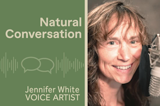 record a pro american conversational voice over for your business