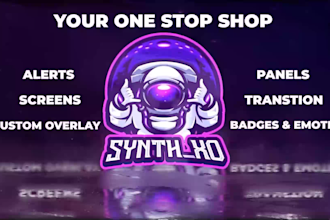 design twitch logo, twitch overlay, kick, animated stream overlay, screen