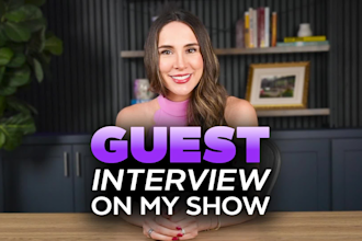interview you on my show
