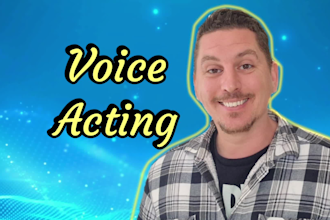 act out a quality voice over for you