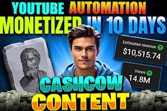 create finance, crypto videos for automated cash cow youtube channel