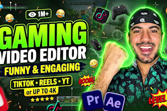 do gaming youtube video editing and funny gaming edits