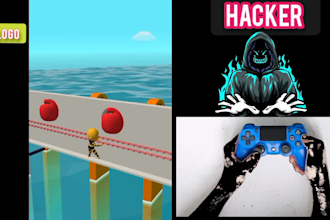 make funny gameplay video on noob vs pro vs god in any game
