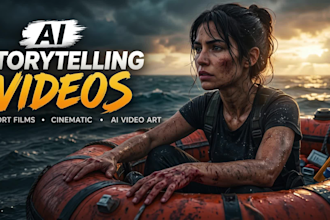 create cinematic ai storytelling videos, short films and ai video art