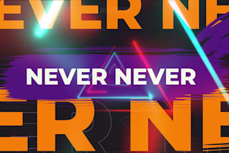 create an animated lyric video