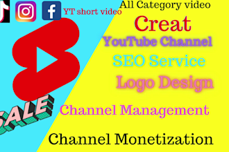 create youtube channel with 60 shorts videos