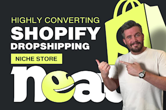 create a professional automated dropshipping shopify store