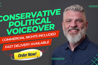 record your conservative political campaign voice over
