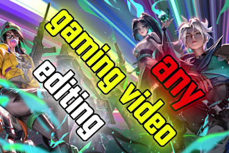 professionally edit gaming videos for youtube and twitch highlights