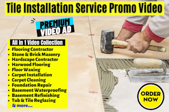 do tile installation video or tile floor installation video ad