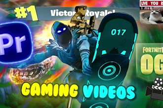 edit gaming videos or funny montages for any games
