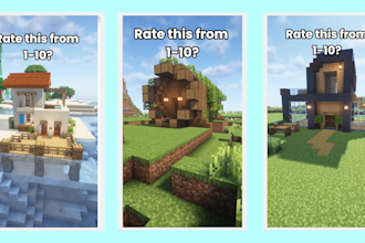 build, record and edit a minecraft build video