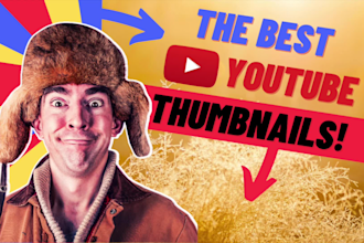 design professional youtube thumbnail