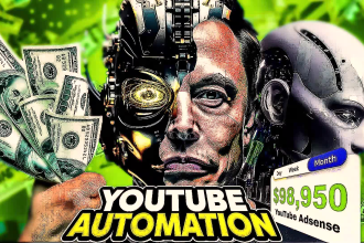 setup youtube automation channel business and create cash cow videos for you