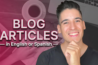 write engaging SEO blog posts and articles