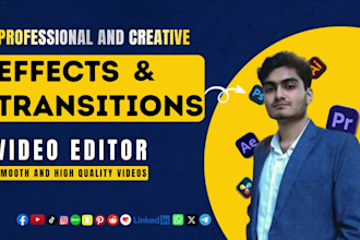 professionally edit your videos with smooth effects and transitions