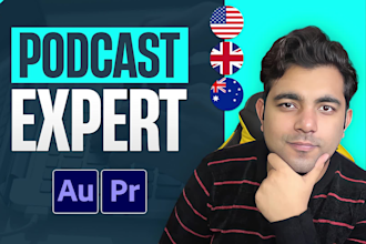 be your expert podcast editor, podcast producer, or manager