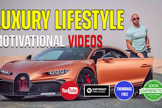 make luxury lifestyle video with motivational speech