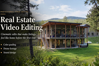edit your real estate video