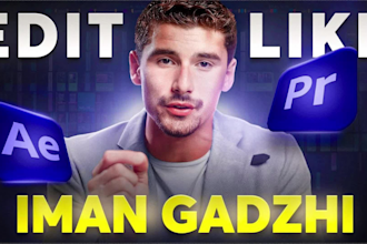 do iman gadzhi style infographic after effects video editing