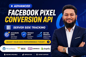 setup meta facebook pixel, conversion API, GTM with server side tracking