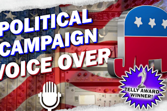 record a voiceover for your conservative political campaign