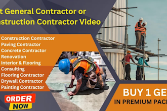 do general contractor video or construction contractor video
