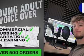 record your french young adult voice over