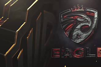 create a custom 3d cinematic logo animation
