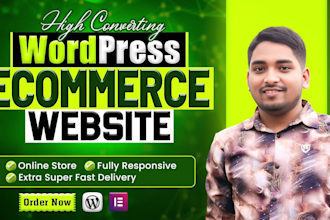 build professional woocommerce webshop ecommerce website as a wordpress expert