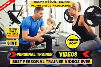 make unlimited custom personal trainer or life coach yoga instructor video