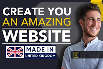 produce you a website with my quality web design and website development skills