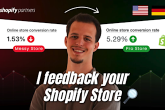 audit your shopify store and give a conversion action plan