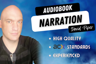 narrate and edit an audiobook for acx audible fiction nonfiction audio book